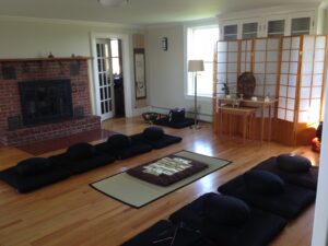 The zendo, our meditation space
